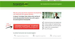 Desktop Screenshot of europadruck.com