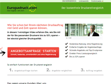 Tablet Screenshot of europadruck.com